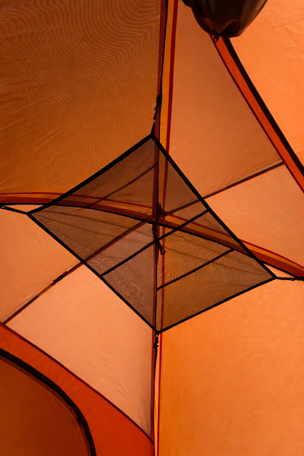 Campstash tent overhead storage