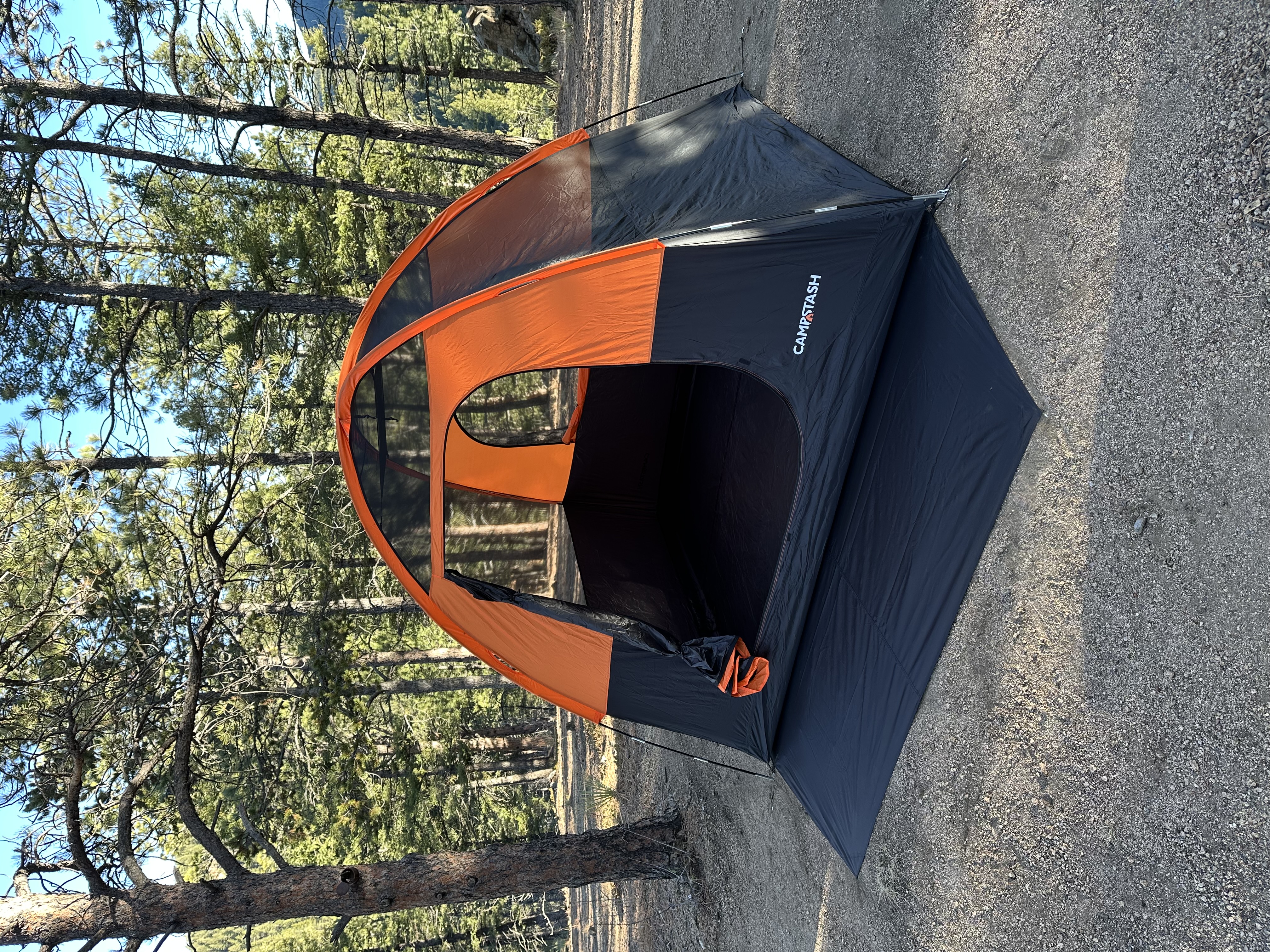 Campstash tent body shown without the rainfly